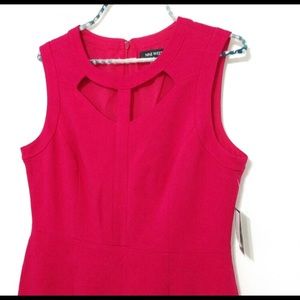 Nine West Fiesta Pink Body Con Dress